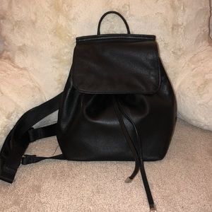 Danier Leather Mini Drawstring Backpack